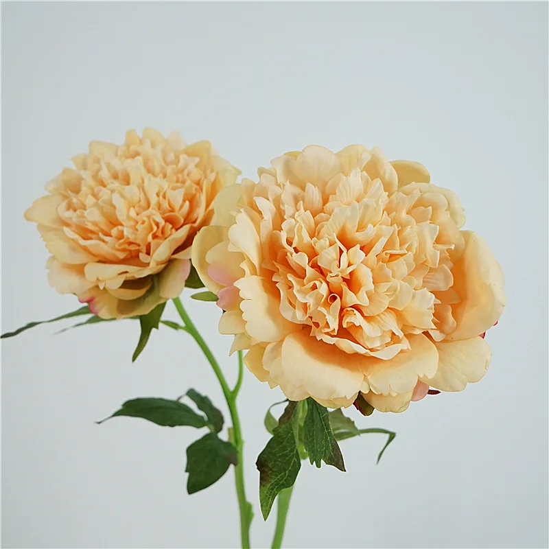 Feel Moisturizing Large Peony Flower Artificial Flowers Real Touch Peony for Home Wedding Decoration Floral Photography Props