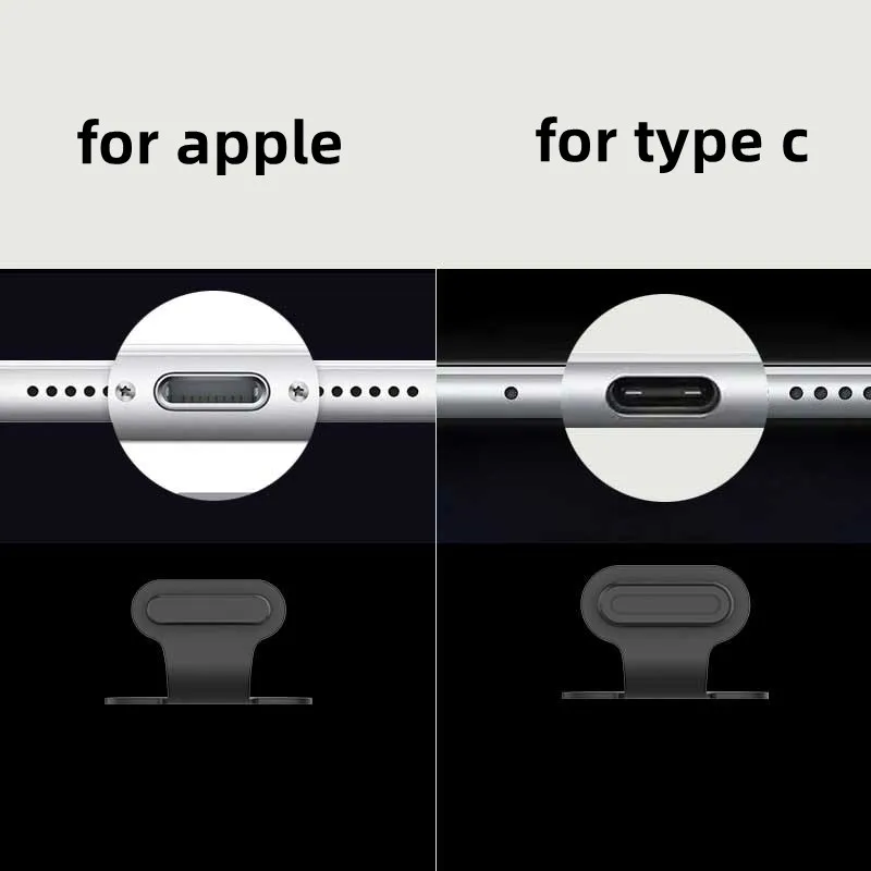 2/4/6 шт. зарядный порт, пылезащитная заглушка для iPhone 14, Samsung Xiaomi Huawei, защита порта USB Type-C, силиконовая крышка пылезащитной заглушки