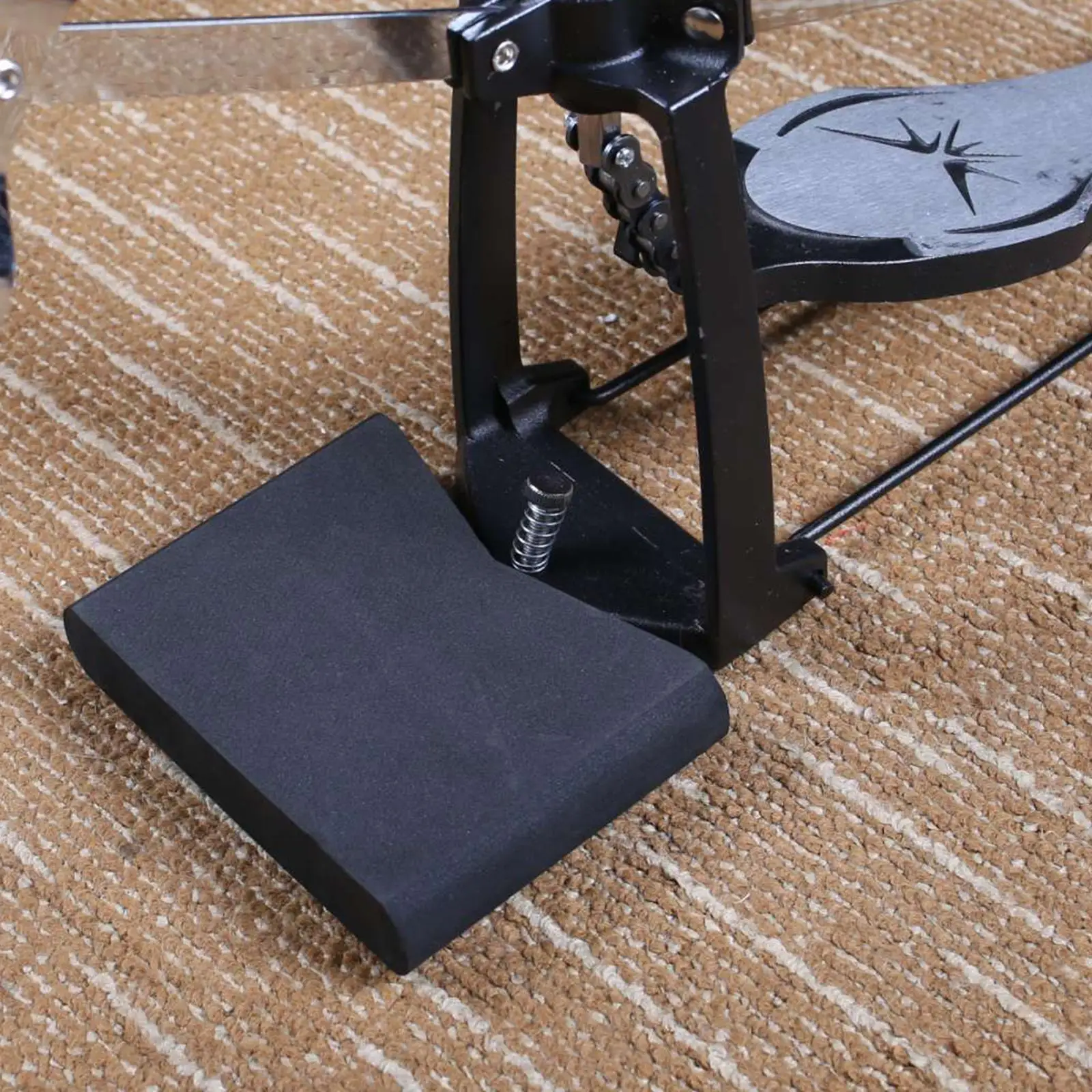 2 Pieces Drum Blocks Anti Slip Slipping Drum Set Pedal Anchor System Stops Drum