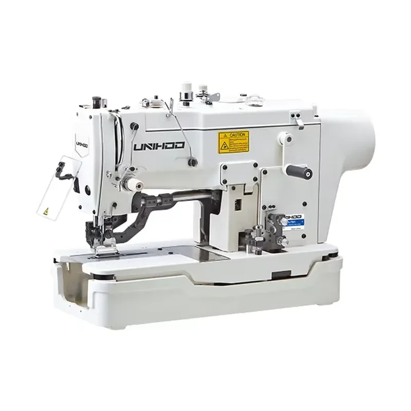 High-Speed Direct Drive 781 Industrial Lock Button Hole Sewing Machine Manual Gear-Change Iron Metal Garments Apparel