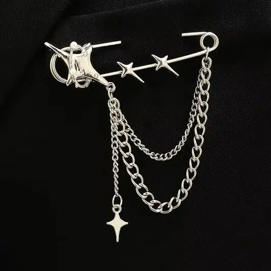 Adjustable Personality Bag Pendant Detachable Tassel Trouser Decorative Brooch Button Tightener Fixed Clothes Pin Waist Buckle