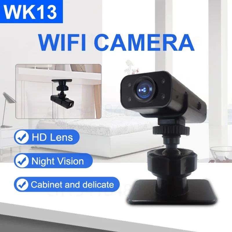 Wifi Mini Camera Smart Home Security Night Vision Multi-user Remote Monitor Small Camcorders Portable Built-in Battery Micro Cam