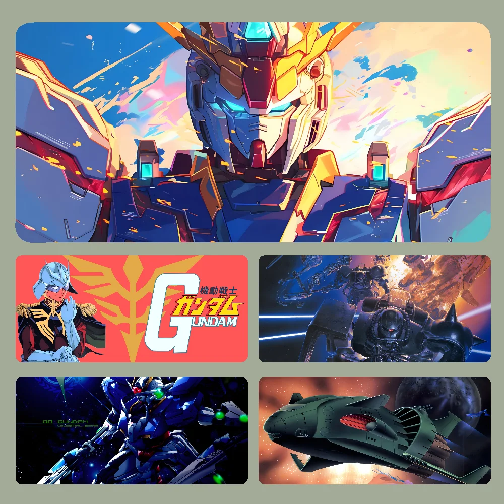 

G-Gundam Mousepad Large Computer Gaming Accessories MousePads Desk Mats Anti-slip Laptop Soft Mouse Pad