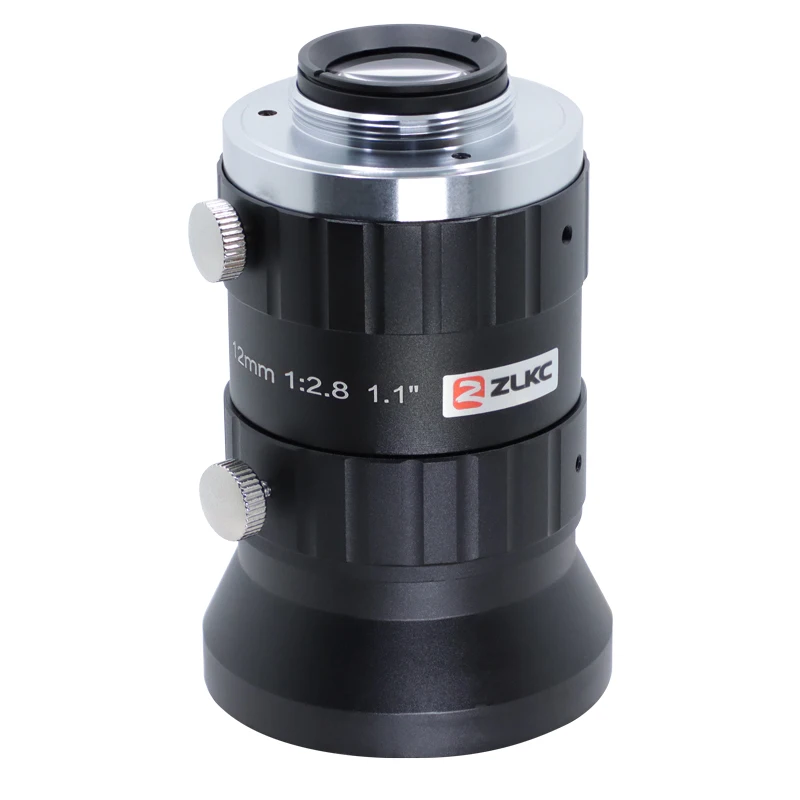 ZLKC 1.1 ''حجم المستشعر 12 مللي متر عدسة رئيسية C Mount 20MP عالية الدقة F2.8 دليل القزحية تشويه منخفض لكاميرات رؤية الماكينة
