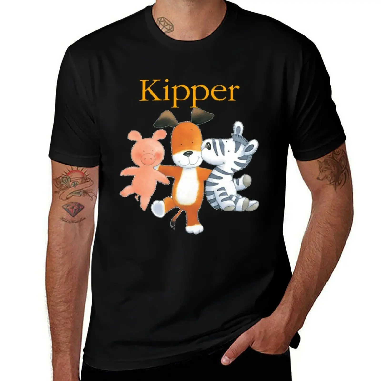 

CUTE KIPPER THE DOG T-Shirt man t shirts high quality luxury brand funny t shirts cotton T-Shirt