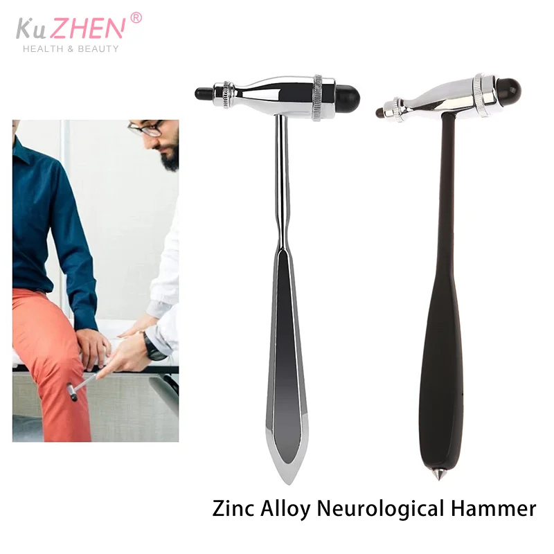 1PCS Neurologische Hammer Werkzeuge Zink-legierung Percussion Hammer Neurologische Reflexen Diagnose Mallet Medizinische Prüfung Hammer