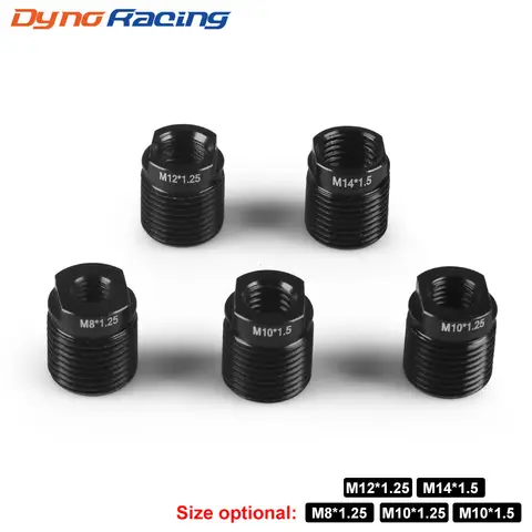 Adaptateur de pommeau de levier de vitesse en aluminium avec filetage intérieur M8x1.25/M10x1.25/M10x1.5/M12x1.25/M14x1.5, accessoires de pommeau de levier de vitesse