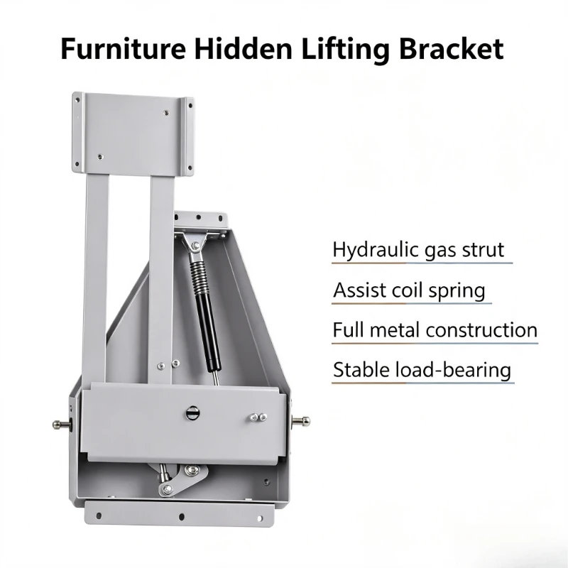 Damping Cabinet Lifter Bracket SoftClose Wall Hanging Cabinet Storage Basket Lifting Mechanism Kitchen Hardware Accessory