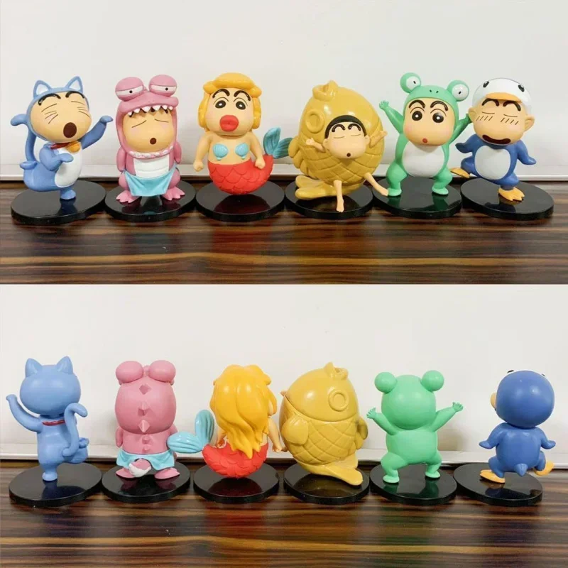 

8.5cm Crayon Shin-shin 3 Generation 6 Theater Edition Modeling Series Fun Cos Anime Pvc Desktop Decoration Collection Toy Gift