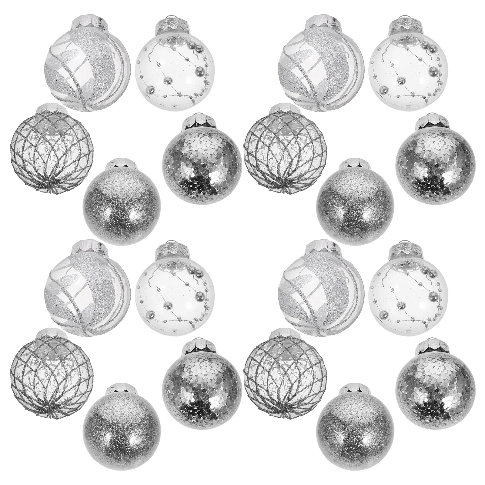 

30Pcs Christmas Tree Ball Ornaments Shatterproof Xmas Hanging Decorations Elegant Glossy Finish for Home Holiday Party Use