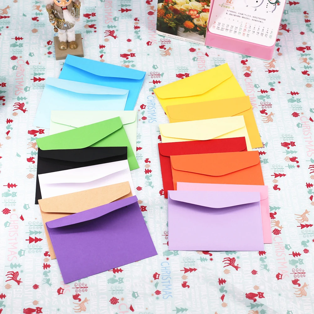 

30 Pcs Membership Card Storage Bag Mini Envelope Sports Bank Envelopes Colorful for Cards