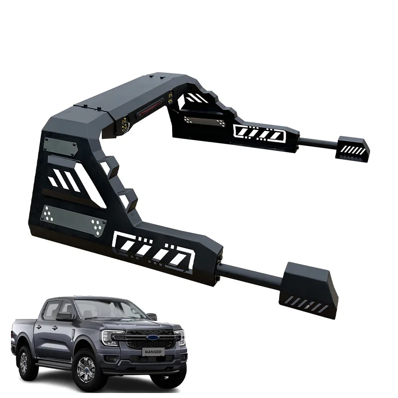 

4x4 Pickup Manganese Steel High Load Bearing Rust Proof Coated Roll Bar Fits rd Ranger