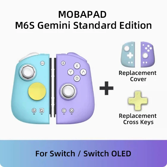 MOBAPAD M6 Gemini M6s Game Console Controller voor Nintendo Switch Joypad Links Rechts Handgreep voor Nintend Schakelaar OLED Gamepad