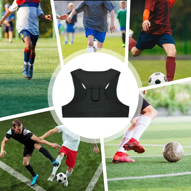 Chaleco deportivo con rastreador GPS para hombre, camiseta de fútbol, camiseta de entrenamiento, transpirable