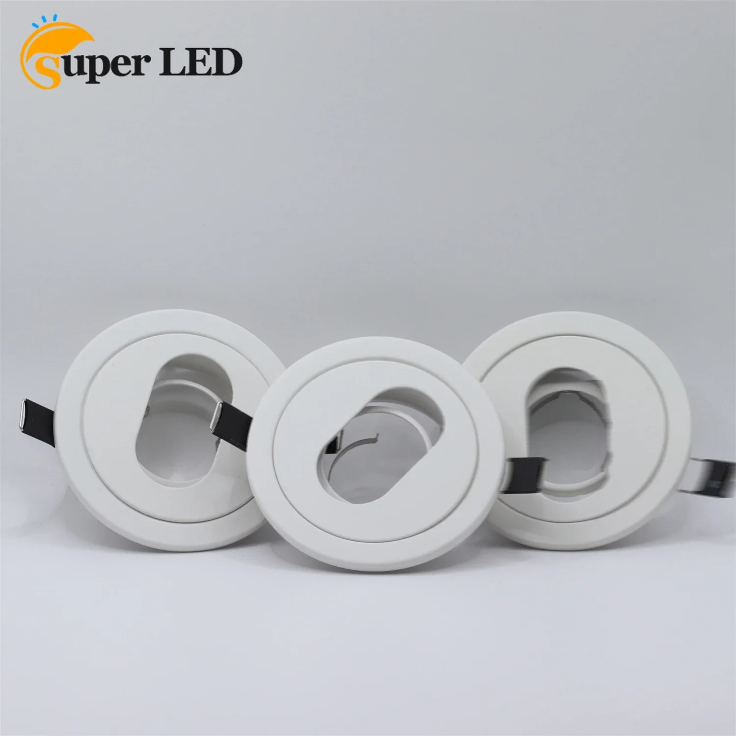 

Cut Out 85mm LED White Round Inner Ellipse Recessed Ceiling Panel Down Lights Lamp Fixture