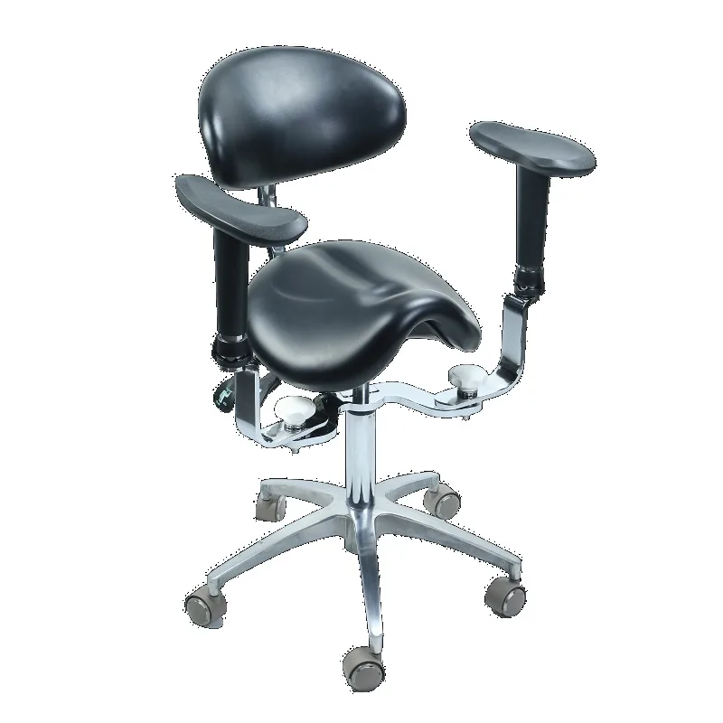 Saddle chair lifting armrest back adjustable riding chair practical