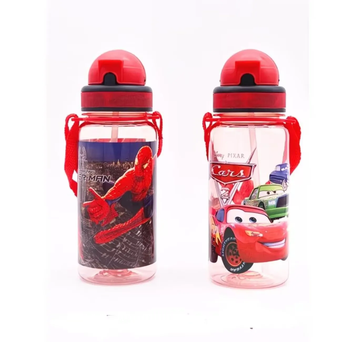 

Disney girls Cartoons cars Minnie frozen Spider-Man Cartoon cups With straw kids Sport Bottles Princess Sophia Juice cup