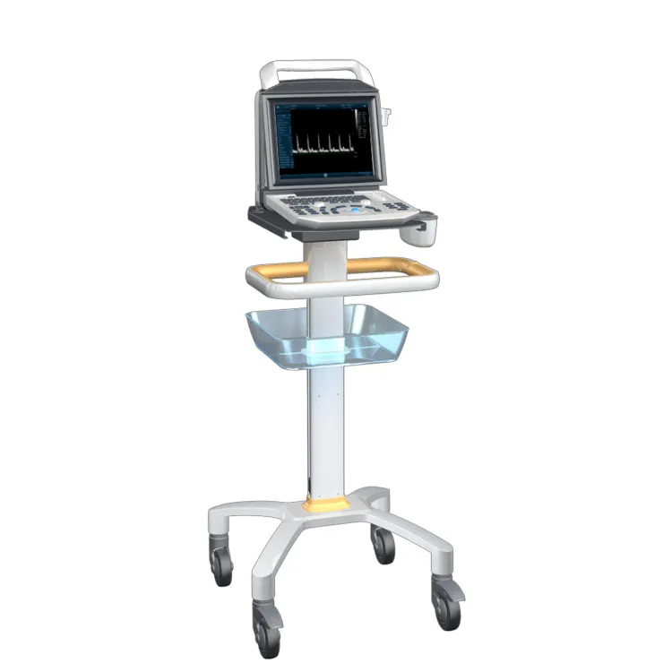 Medical Ultrasound Instruments Black And White Trolley Hospital Ultrasound Diagnosis System Medical Ultrasound Scanner