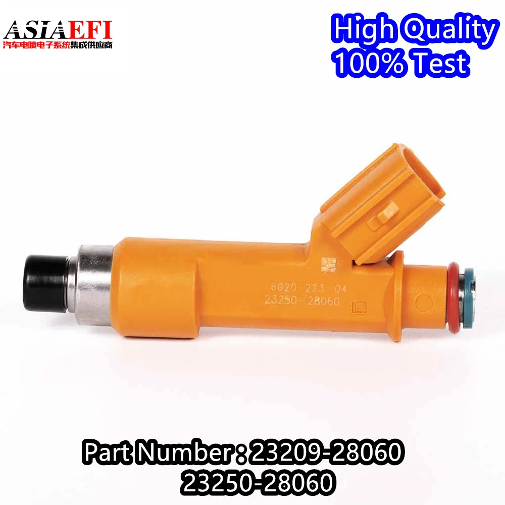 

4 шт. высококачественные топливные форсунки OEM 23209-28060 FJ453 для Toyota Camry RAV4 Highlander 2.4L Lexus, 12 отверстий, 2320928060