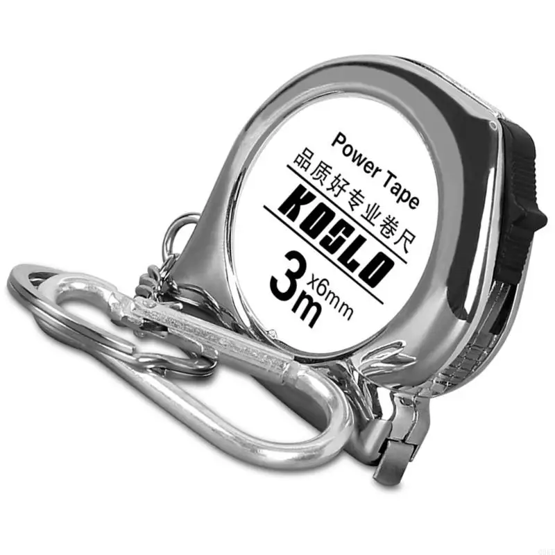 Strumento misurazione portatile 3 metri in acciaio metro per nastro ABS Fit sul sacchetto della cinghia