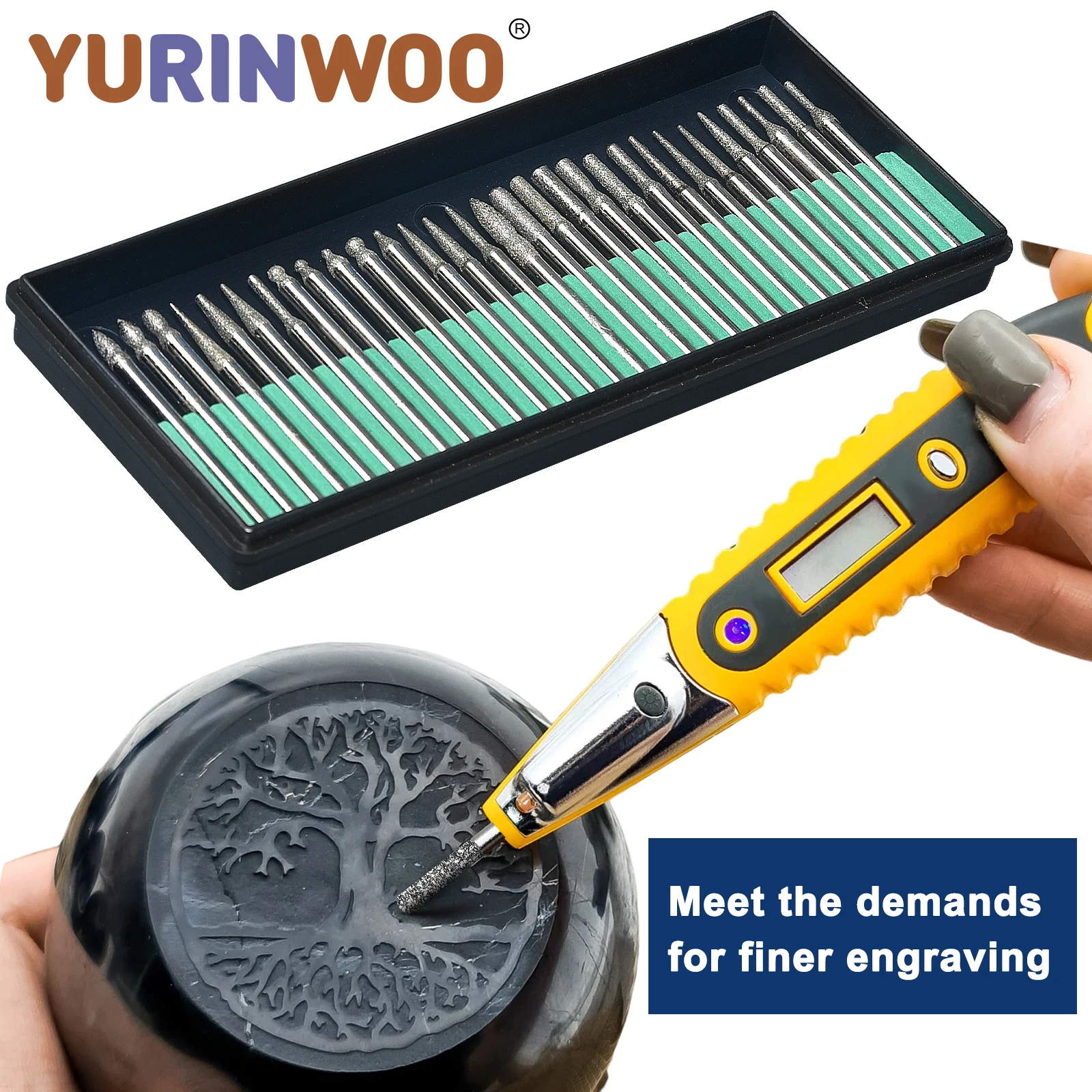 conjunto-de-30-pecas-de-brocas-diamantadas-para-polimento-e-desbaste-–-haste-de-3mm-compativel-com-dremel-e-ferramentas-rotativas-com-estojo