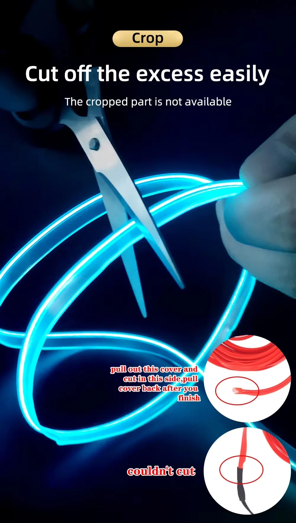 

Multicolor 5M Car Interior LED Strip Kit - Flexible USB-Powered Ambient Atmosphere Light for Auto DIY Decoration