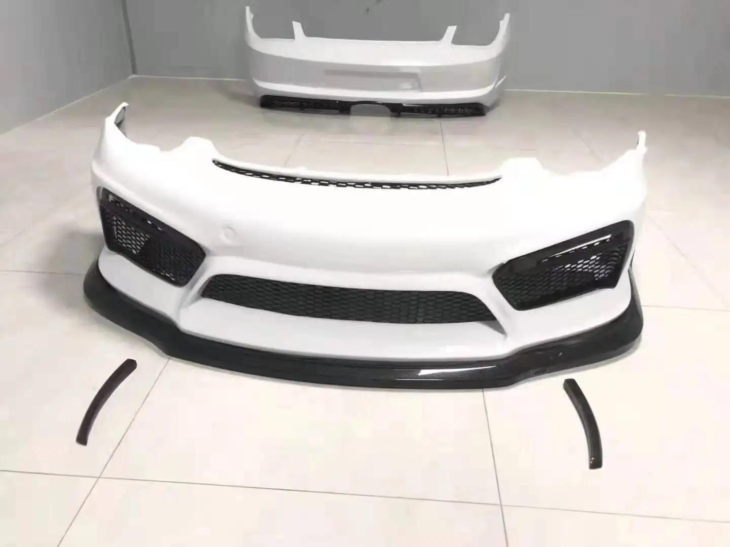 

GT4 Style Semi-Carbon Fiber Body Kit for Cayman 987.1 987.2 Front and Front Bumper Side Skirts