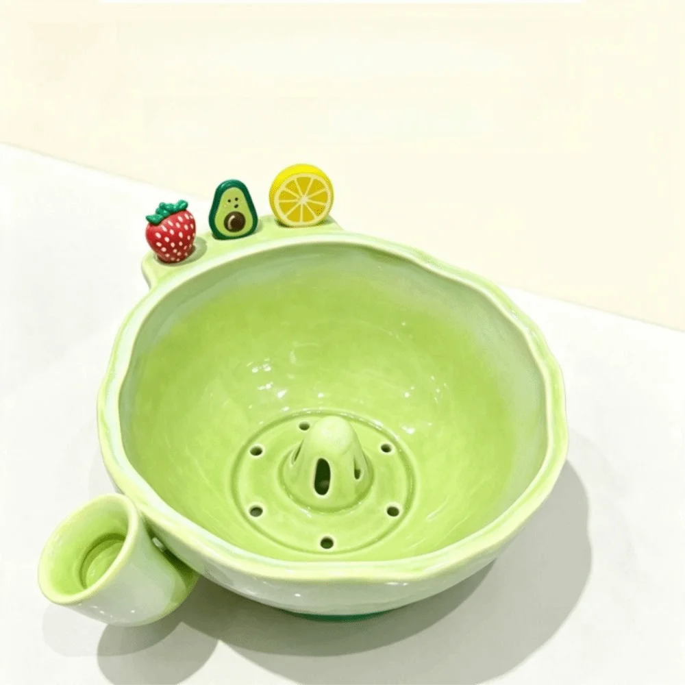 Large Capacity Berry Washing Bowl 360 Degree Rotating with Fruit Forks Fruit Rinse Colander Self Rinsing Easy Clean
