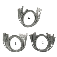 110 Test Head to Alligator Clip RJ11 RJ45 Voice Test Lead Check Test Cord for 110 Phone Voice Module Telecom Patch Panel