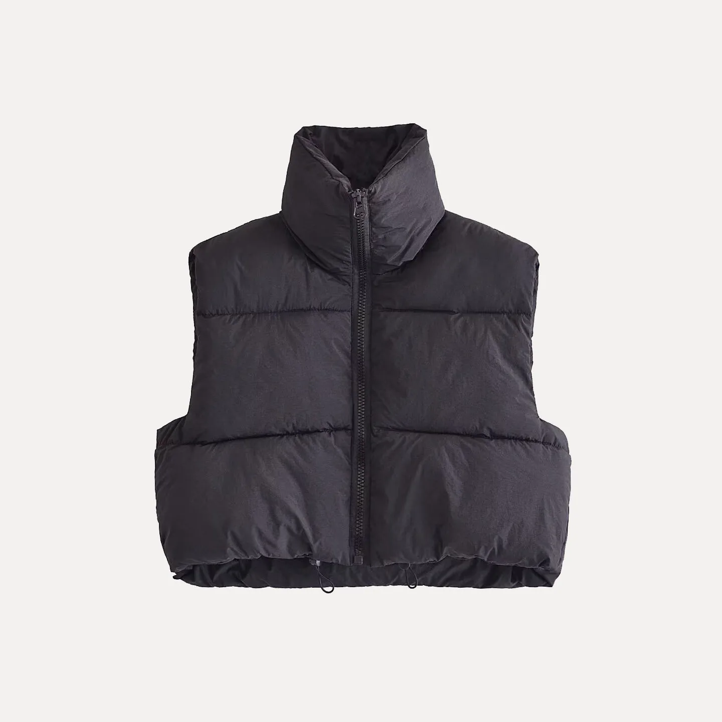 سترة قطنية فضفاضة أنيقة للنساء، موديل خريف 2025 الجديد من Z، سترة قصيرة للسيدات بسحاب، لون موحد للارتداء اليومي #3