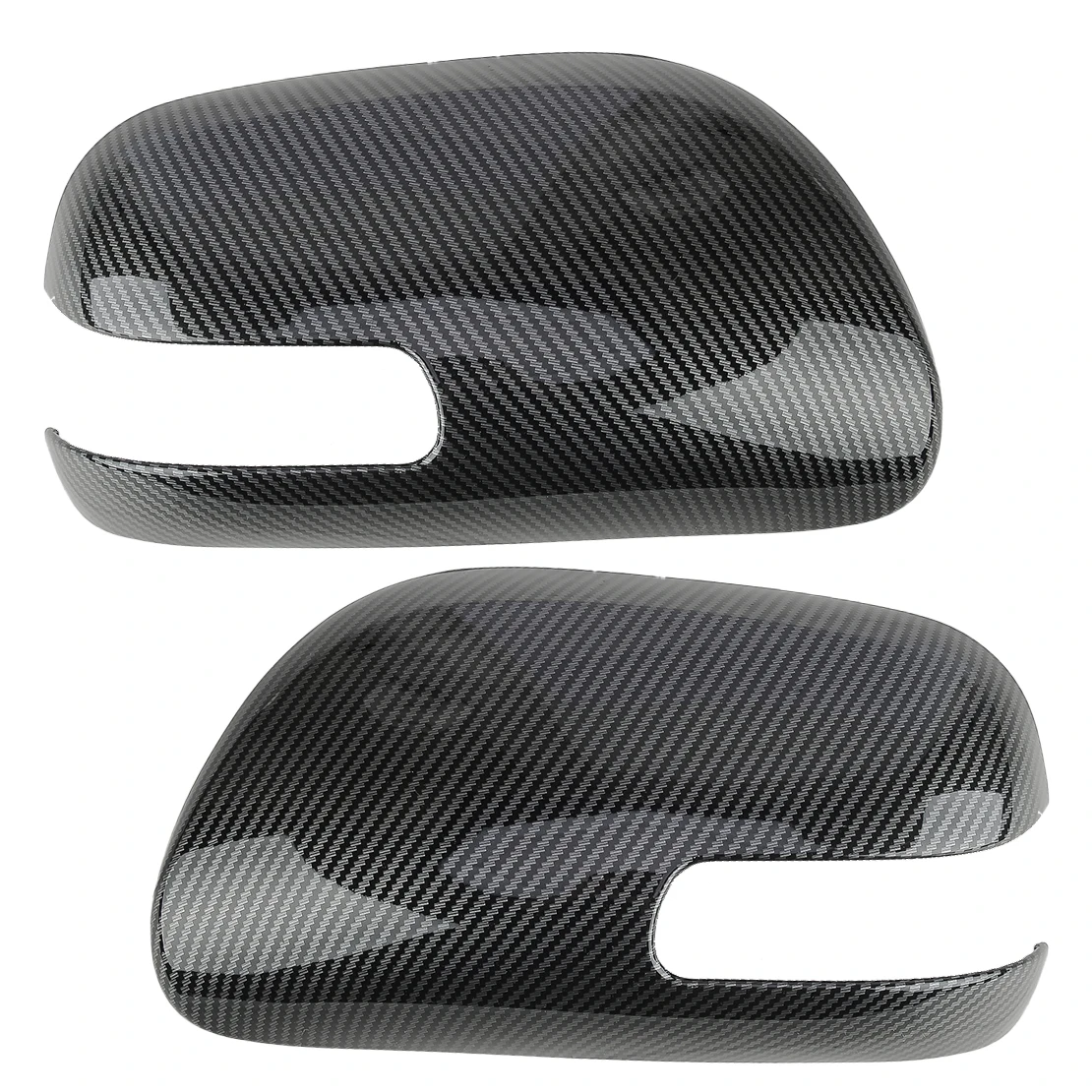 

1 Pair Side Rear View Mirror Cover Trim Carbon Fiber Style ABS Fit for Scion xB Wagon 2007-2009 2010 2011 2012 2013 2014 2015