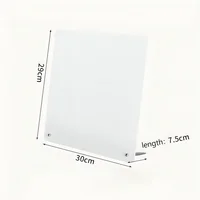 Magnetic Metal Display Bulletin Board - Magnet Display Stand for Displaying Memos Messages Photos in Home School Kitchen Office 5