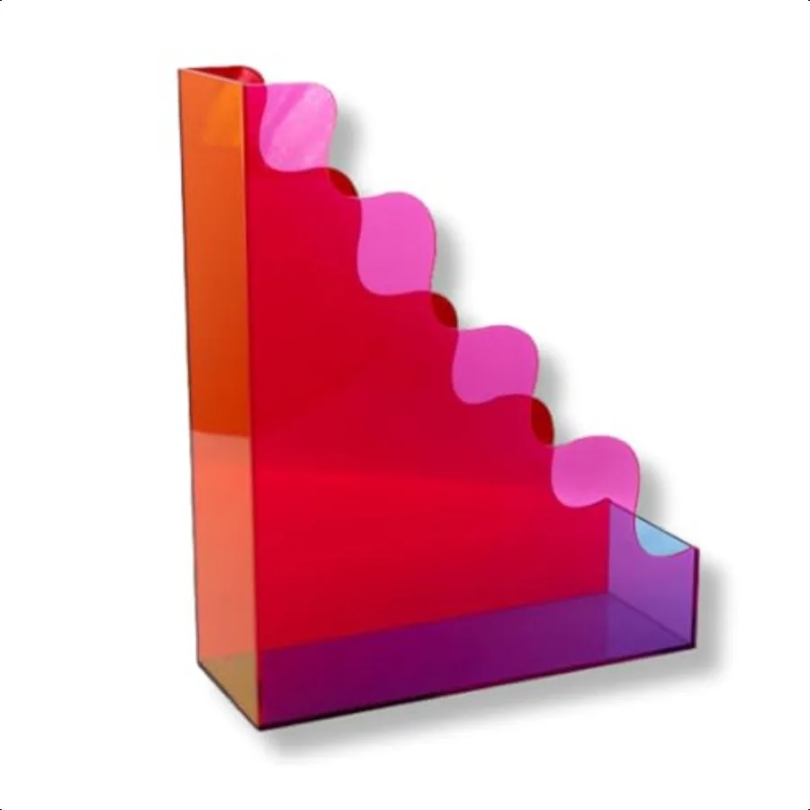 Ban.do милый акриловый держатель для файлов красочный настольный органайзер для классной комнаты офис почтовая бумага для хранения писем цветной блок