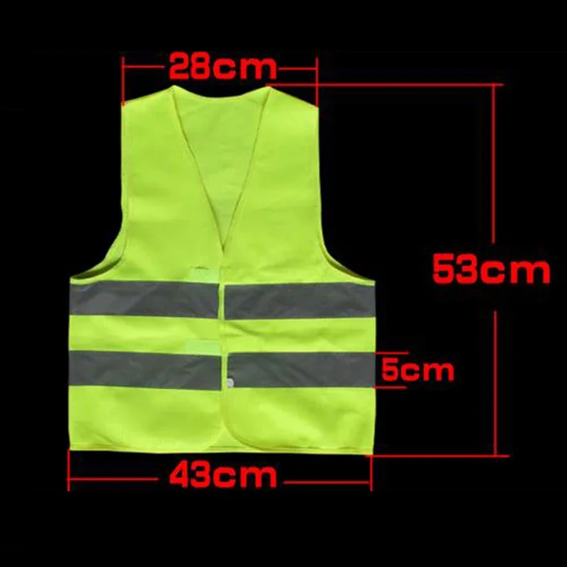 Chaleco reflectante de alta visibilidad para niño y estudiante, chaqueta de seguridad para ciclismo, reflectante para carretera