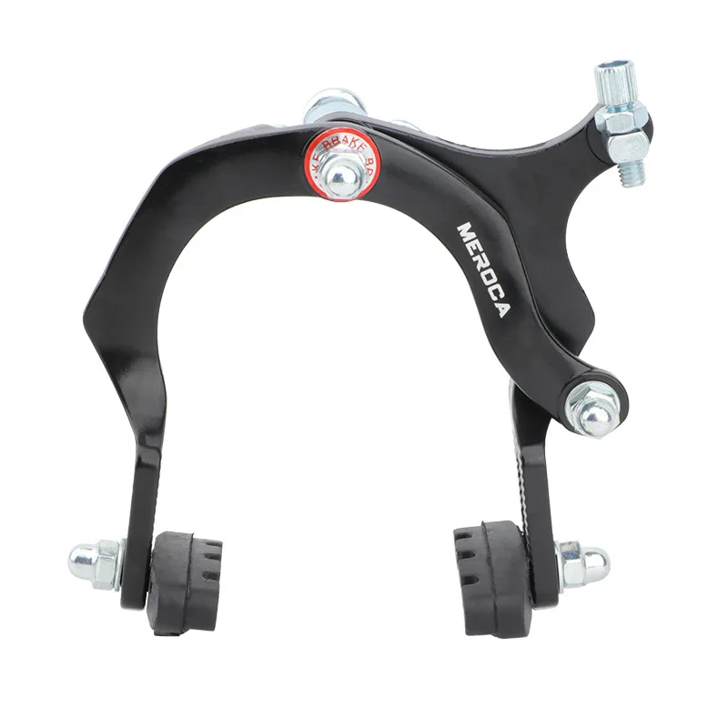 Meroca 73-95mm Bike C Brake Caliper Set Bicycle Rear Front Long Arm Brakes Kit Aluminum Alloy Side Pull Brake for Cruiser Kids