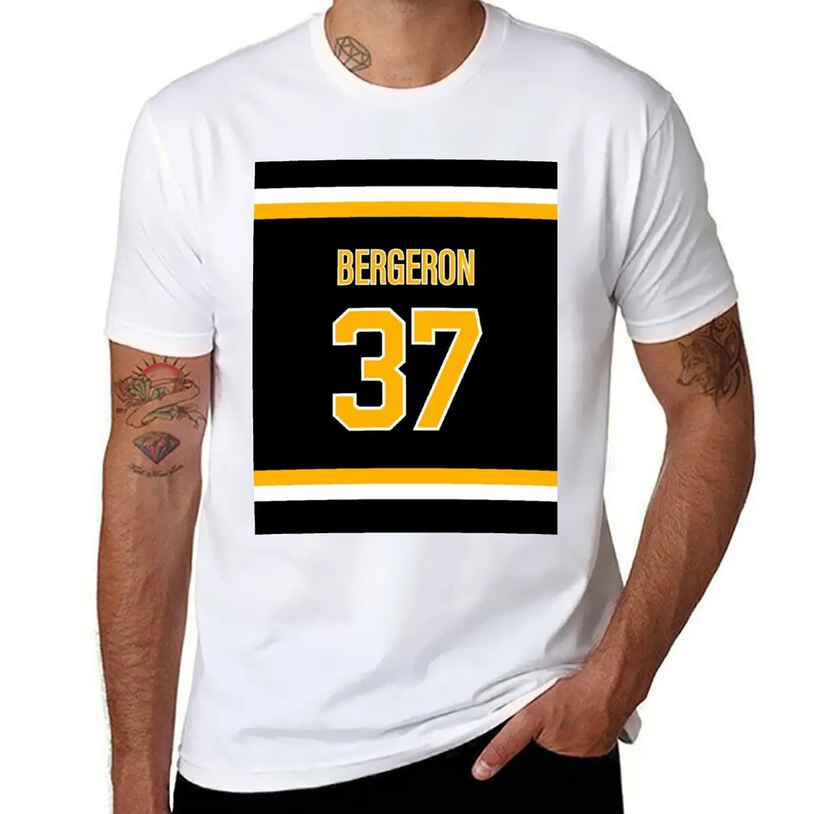 

Patrice Bergeron Jersey T-Shirt t shirts for man cotton soft t shirt man casual t shirts for man graphic tees T-shirt
