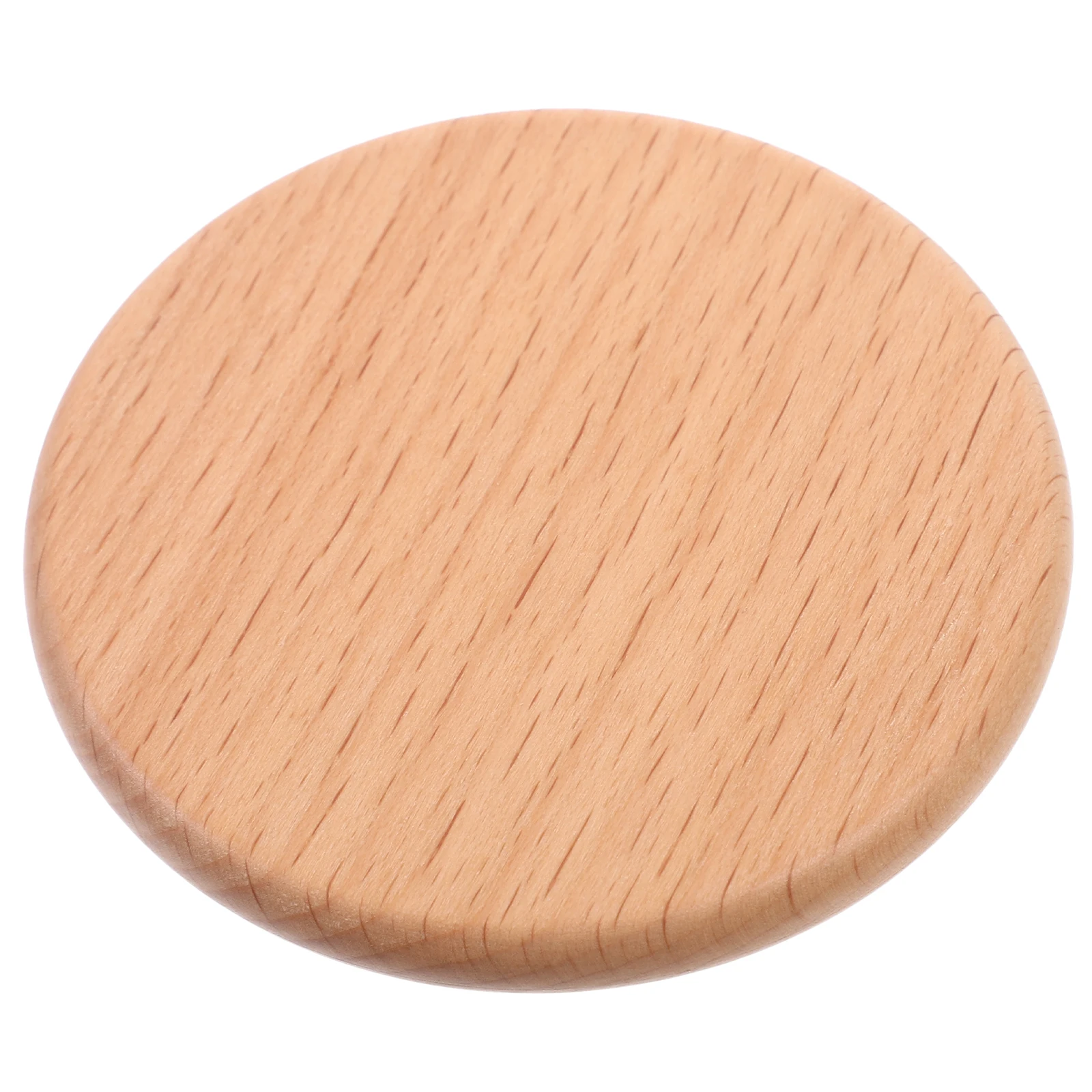 

Solid Wood Coaster 8 8cm Beech Round Cup Mats for Home Tea House Protective Pads Heat Resistant Anti Slip Kitchen Table Decor