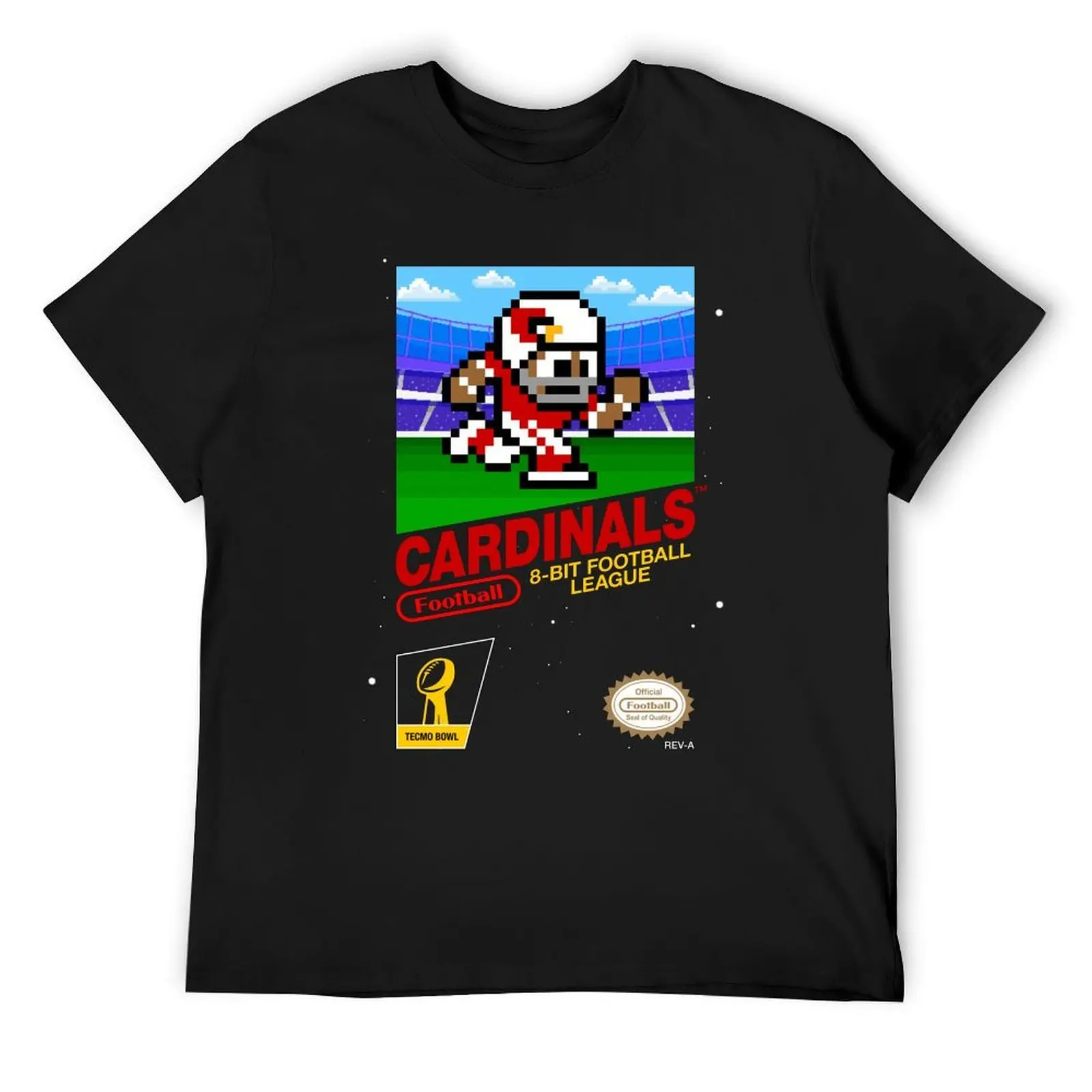 

Arizona Cardinals (8-bit Football Videogame Cart) T-Shirt vintage t shirts blacks new gifts and t-shirts graphics Men's t shirts