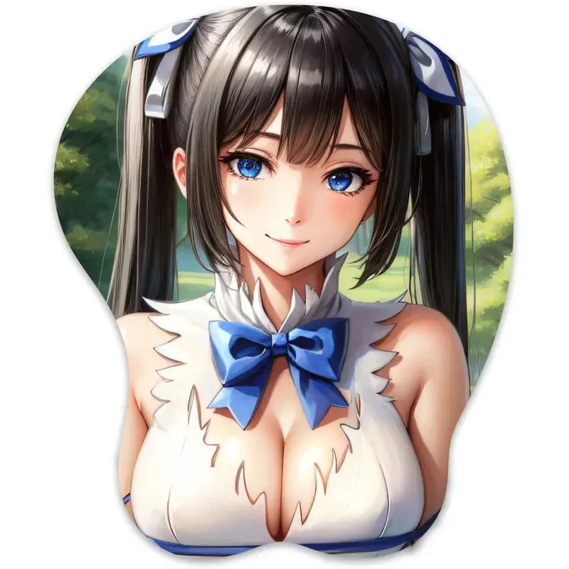 3D коврик для мыши, (Hestia) Коврик для мыши Oppai с подставкой для запястий Игровой коврик Boobpad Поддержка запястья Коврик для мыши