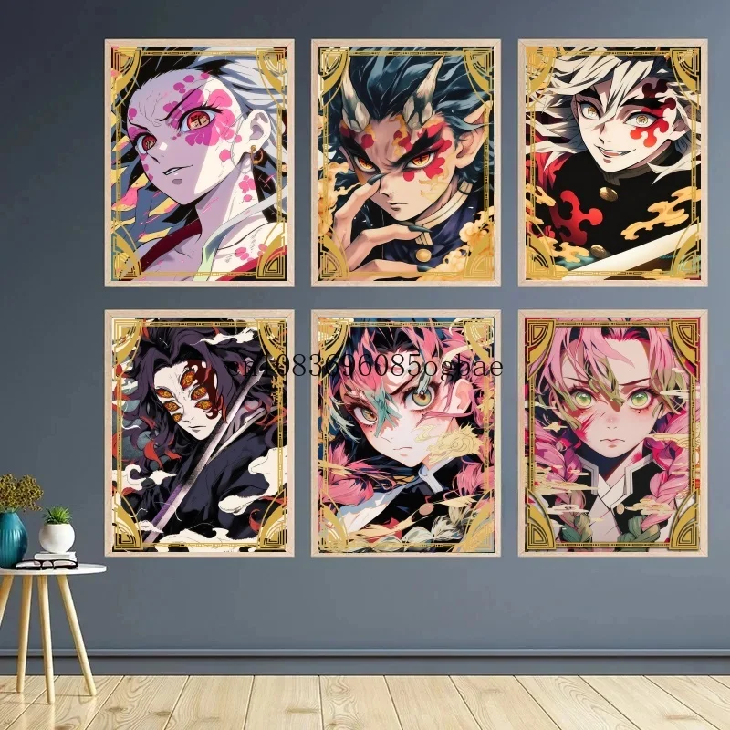 

Classic Pop Anime Demon Slayer Kyojuro Rengoku Art Poster Canvas Painting Wall Prints Picture for Living Room Modern Home Decor