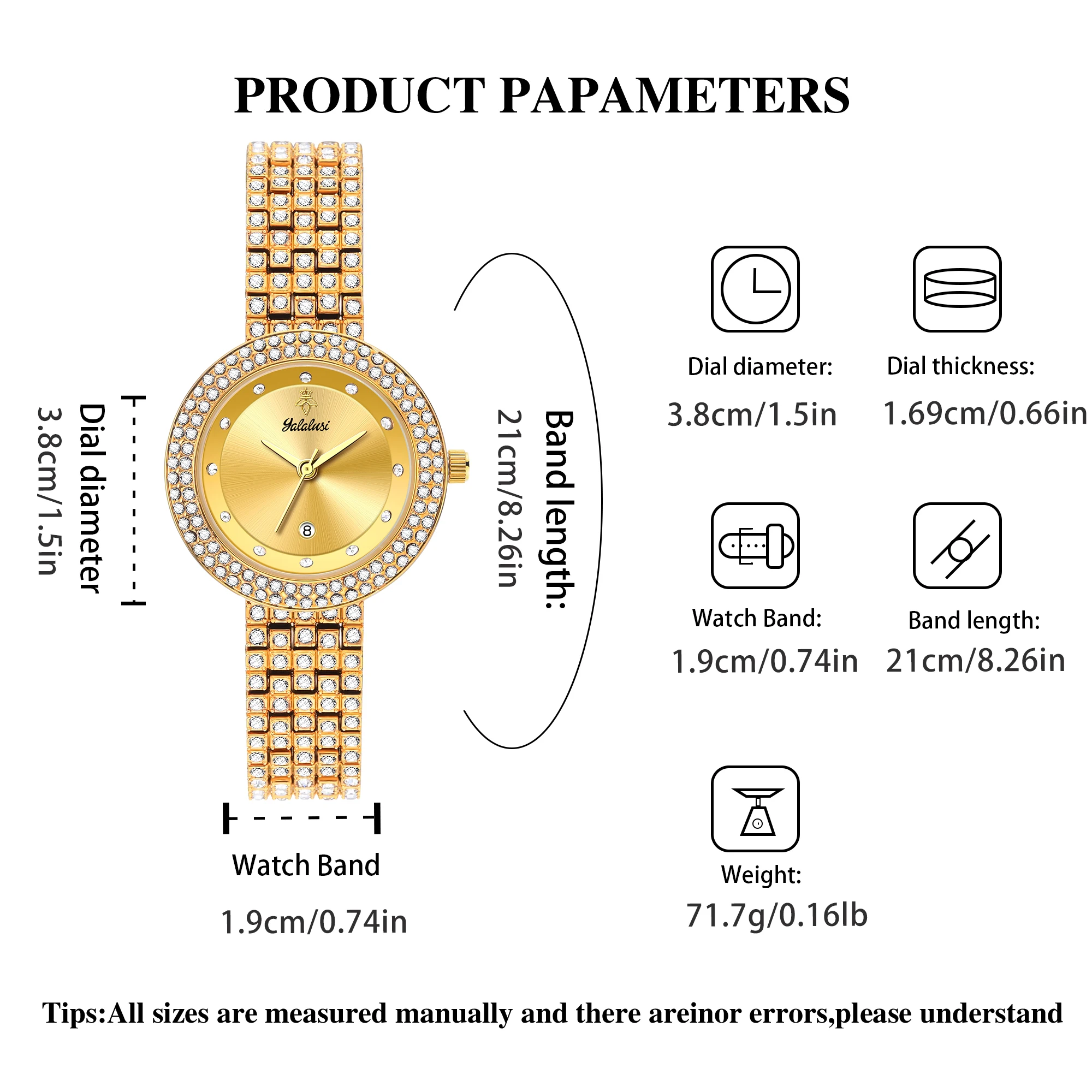 Women's Quartz Watch with Diamond-Set Dial description 7