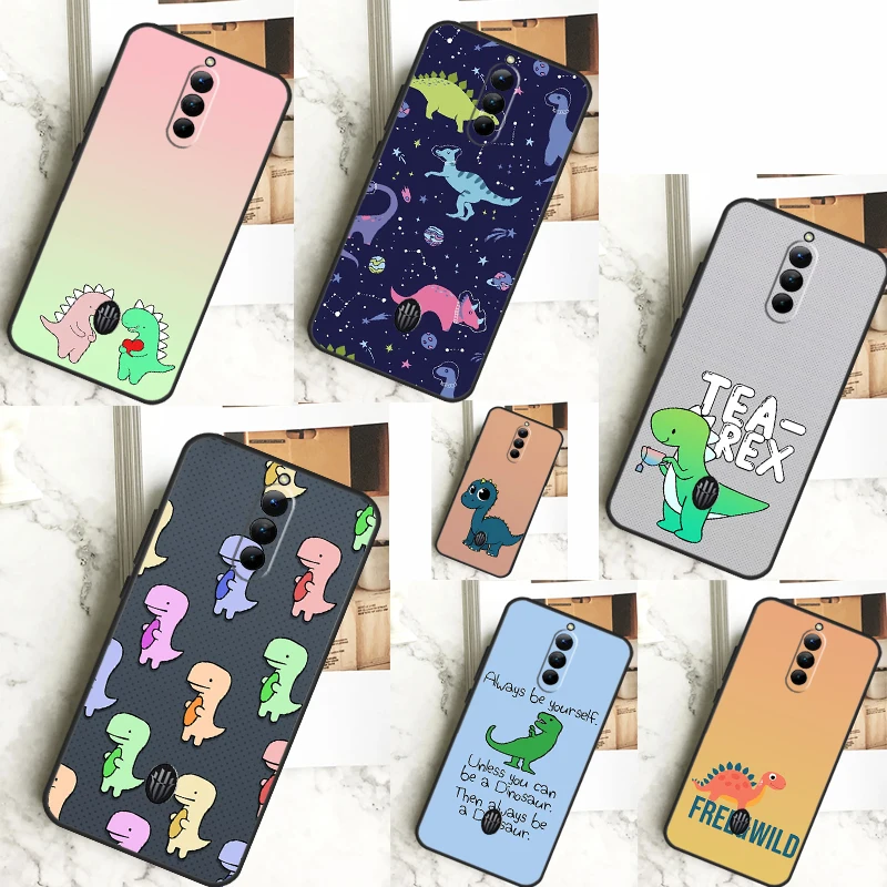 Cute Dinosaur Tea-Rex Case For ZTE Nubia Red Magic 8 8S Pro Plus RedMagic 9 Pro Plus 6 7 6S 7S Pro 5S 6R 5G Cover