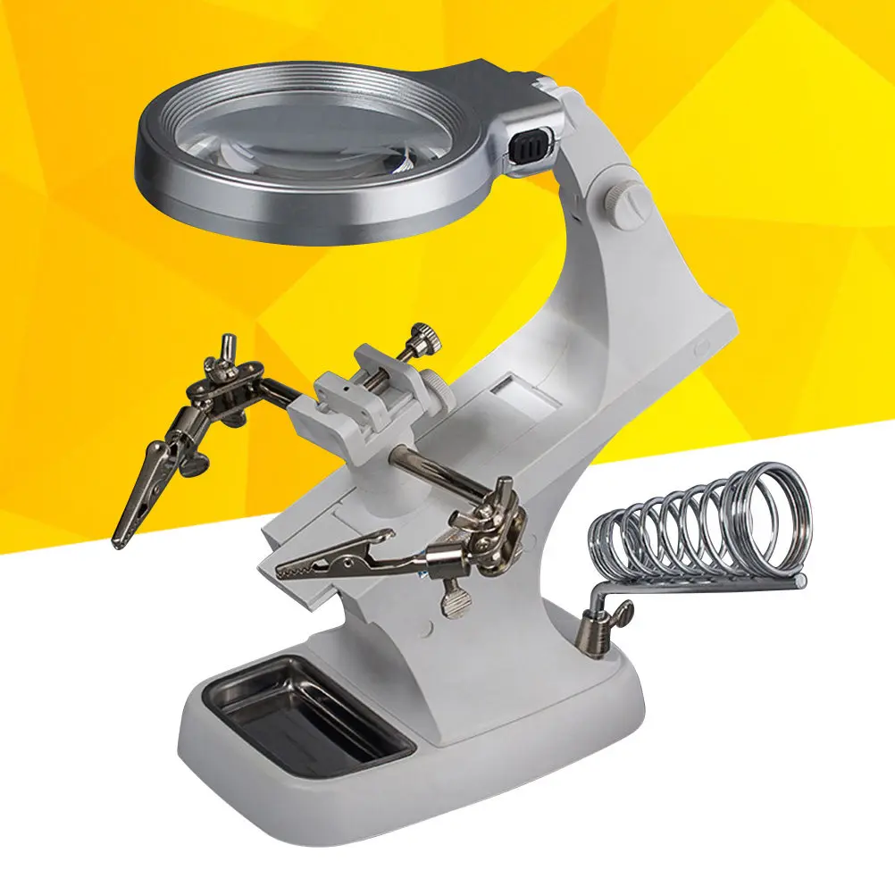 

LED Magnifier Lamp Desktop Electronic Maintenance Welding Lighting Longevity Environmental Protection