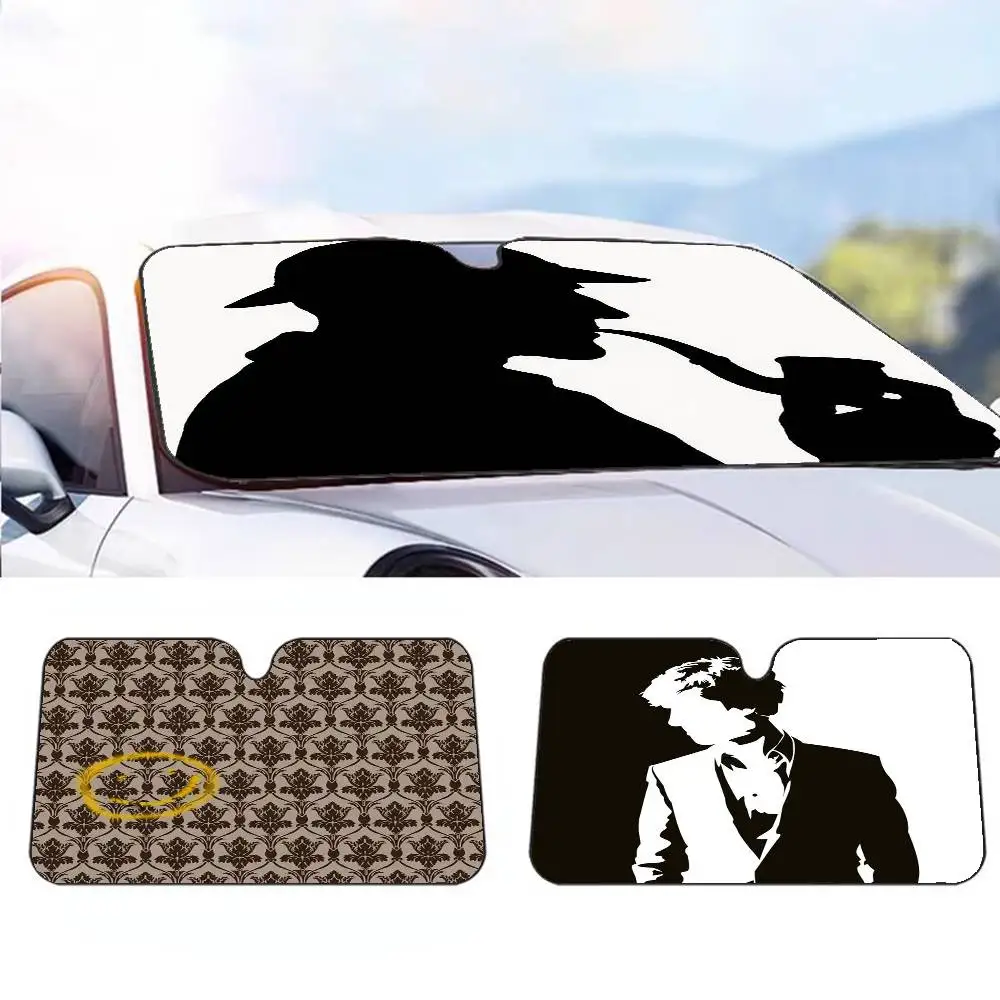 

S-Sherlocks Автомобильный солнцезащитный козырек Зонтик Солнцезащитный козырек на лобовое стекло автомобиля Защита от ультрафиолета и внутренний охладитель