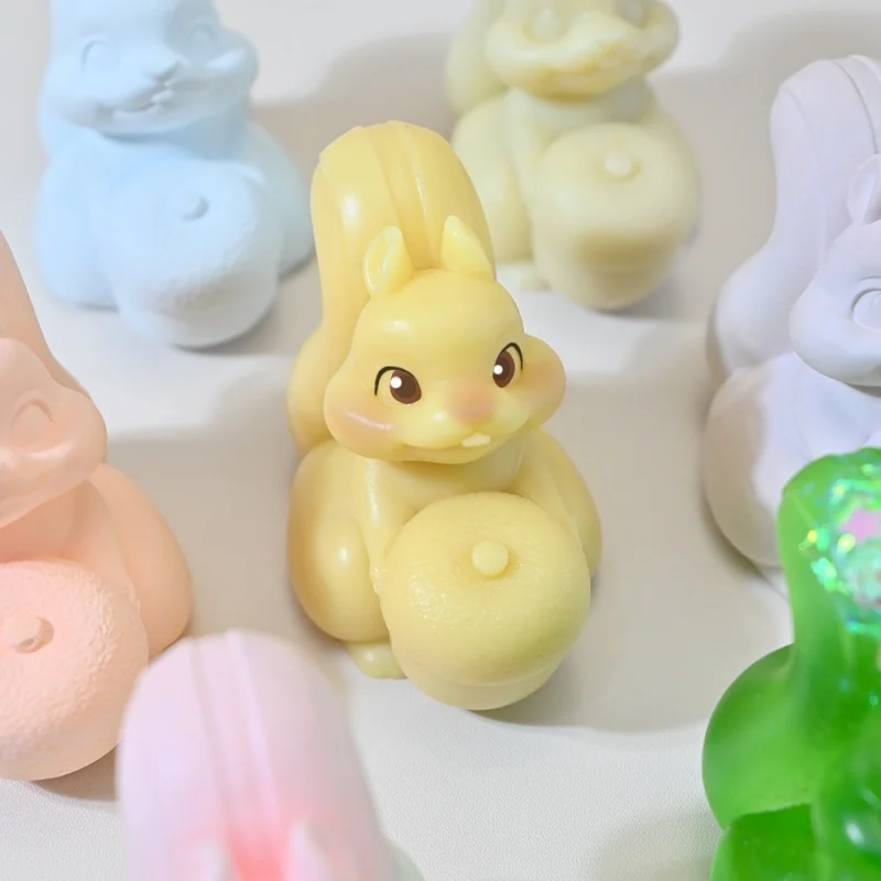 New Cute Squirrel Silicone Mold DIY Small Animals Candle Aromatherapy Plaster Epoxy Resin Molds Handmade Crafts Home Decor Tools