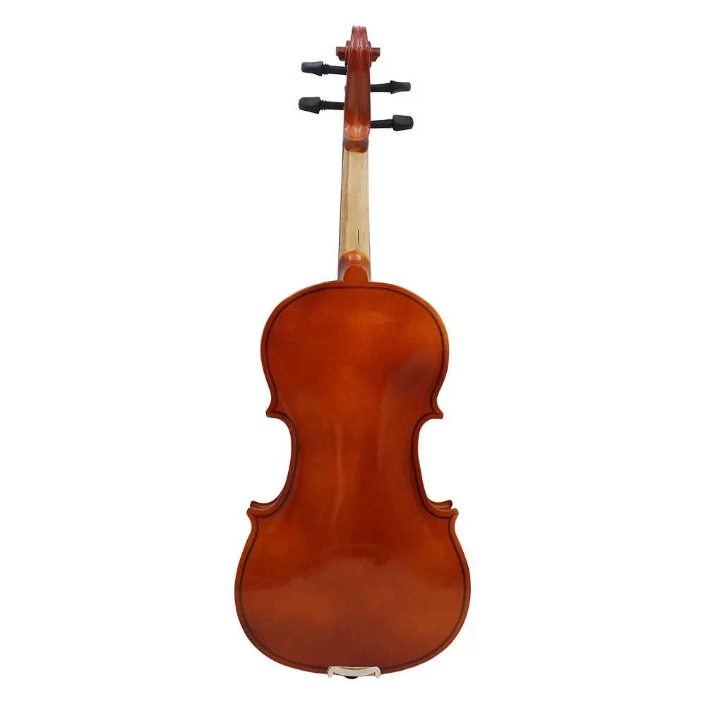 Immagine 5: Violino in legno massello per studenti e principianti adulti 4/4 con custodia e pianoforte a coda in omaggio