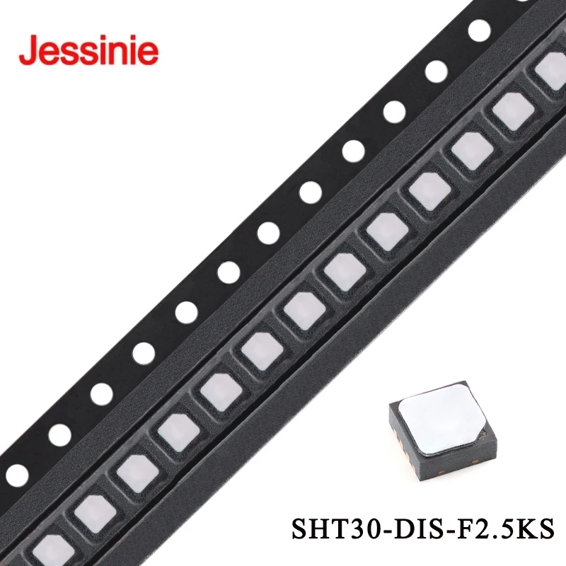 10Pcs/1pc SHT30-DIS-F2.5KS DFN-8 Digital Temperature and Humidity Sensor Chip ±2%RH ±0.2°C I²C Output with Filter Membrane
