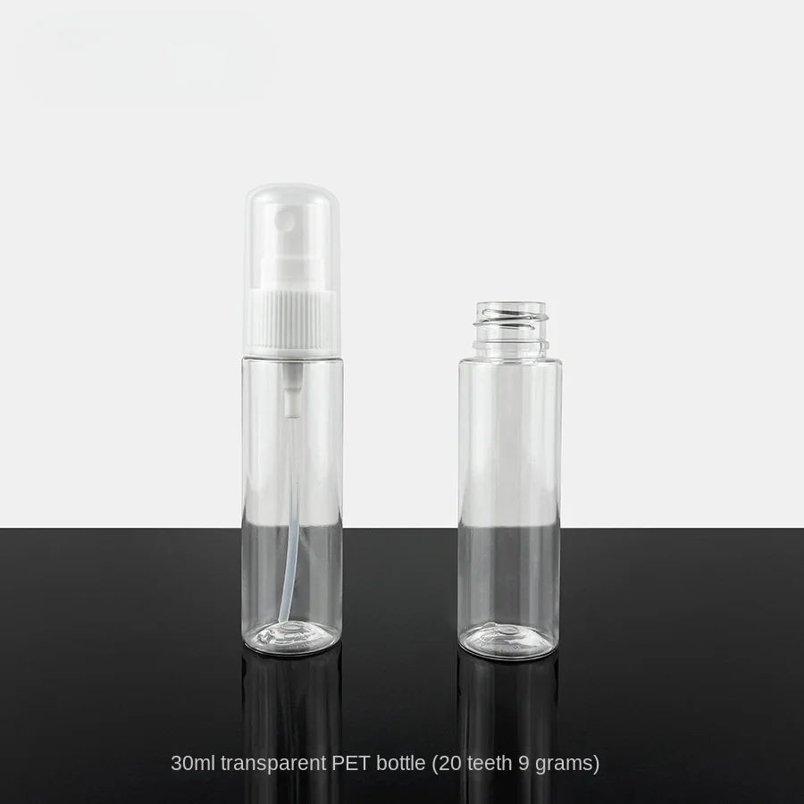 30ml Spray Bottle Full Cover Spray Cosmetics Storage Bottle Sample Lotion Fine Sprays Press Disinfection Spray Wholesale