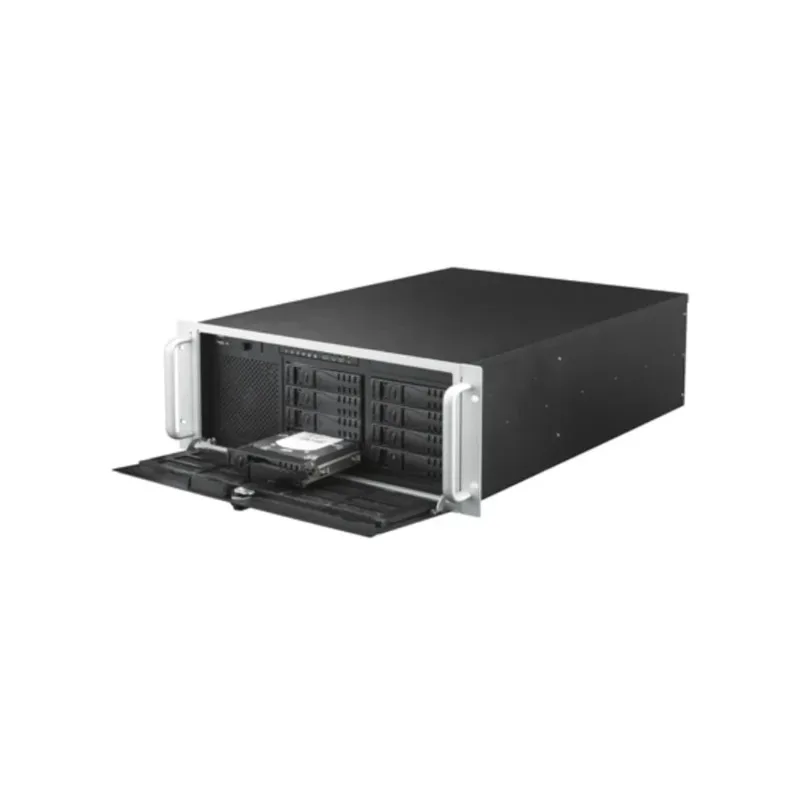HPC-7442 4U Rackmount IPC Server Case Industrial Computer Chassis with 4 Hot Swap  Drive Trays
