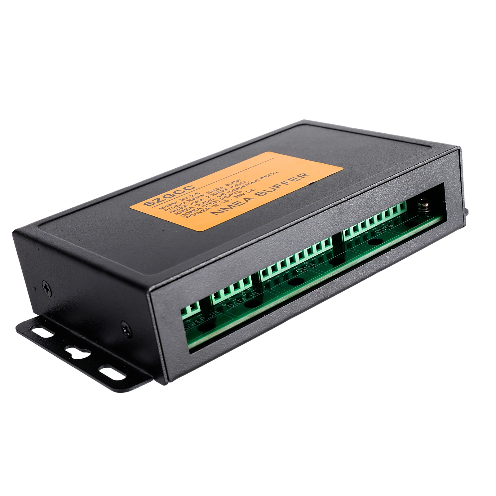 Matsutec SY-2-8 NMEA مدخل عازل 2، مخرج 4، قوة 10-36 فولت لوازم بحرية موزع متعدد الإشارات NMEA0183 فاصل للسفينة #3